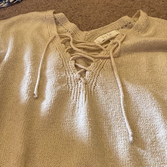 Astr peasant knit sweater small - Picture 5 of 7